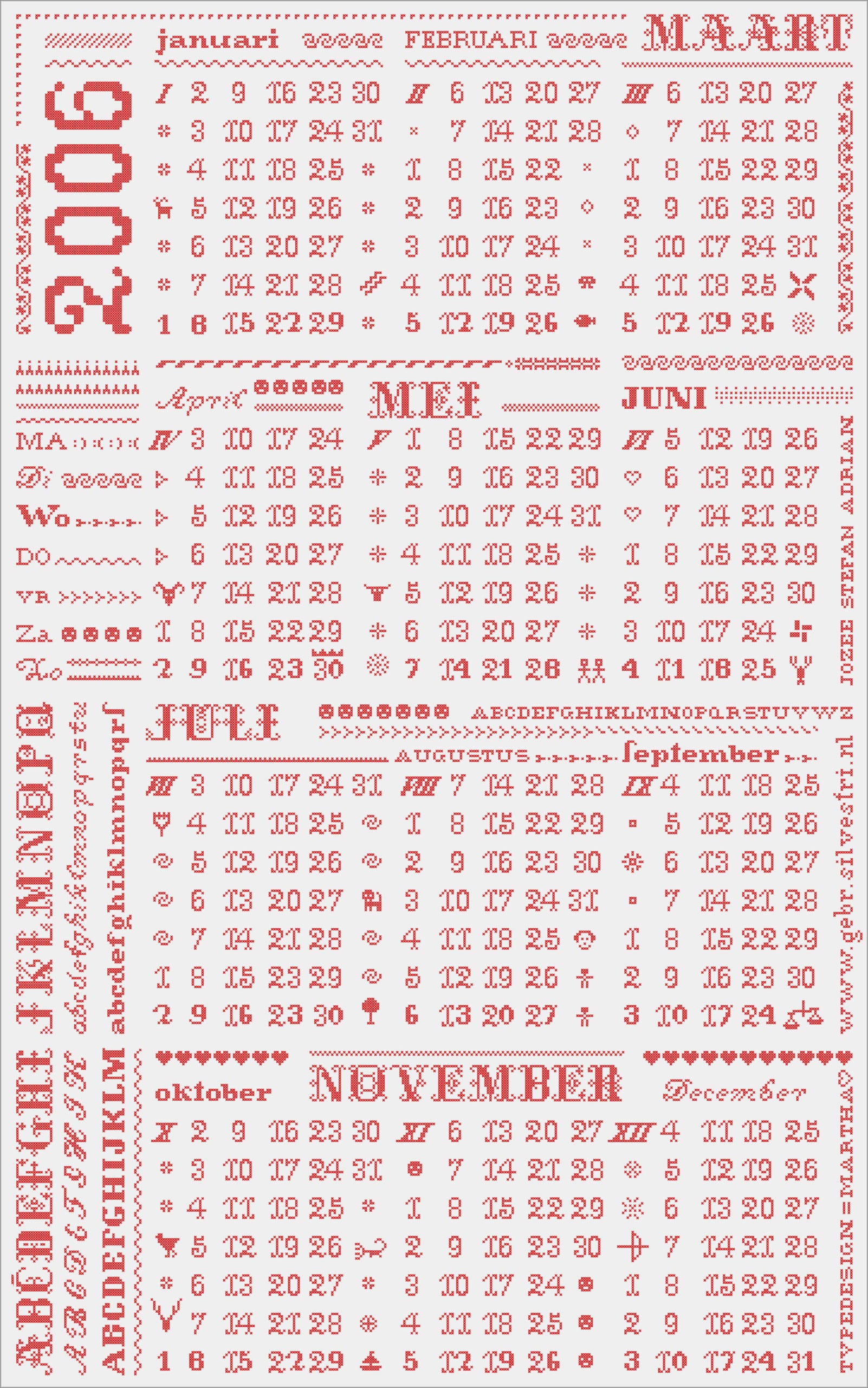 Gebr. Silvestri gebr.silvsetri – Wall calendar