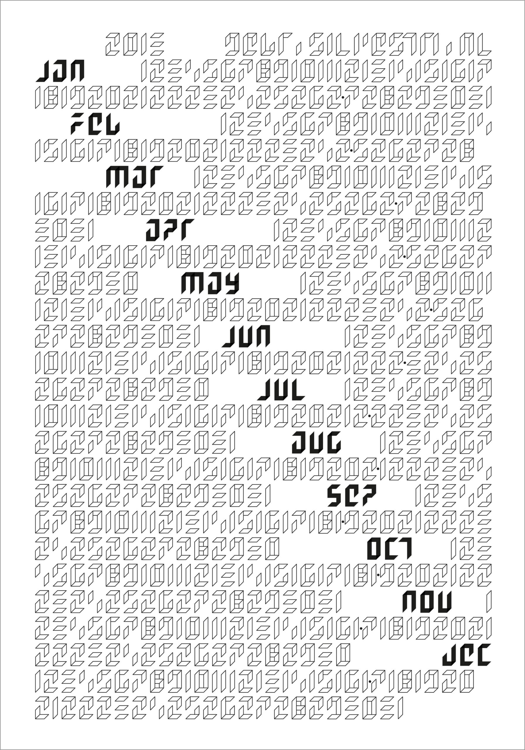 Gebr. Silvestri gebr.silvsetri – Wall calendar