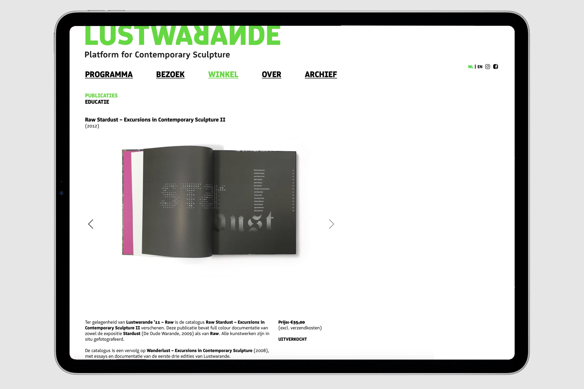 Gebr. Silvestri Lustwarande – Platform for contemporary sculpture – Logo, brand identity, website